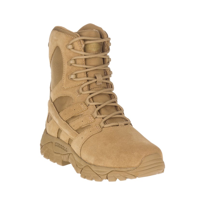 Bottes Merrell Moab 2 Defense Marron Clair Femme | K.Z.BRWN